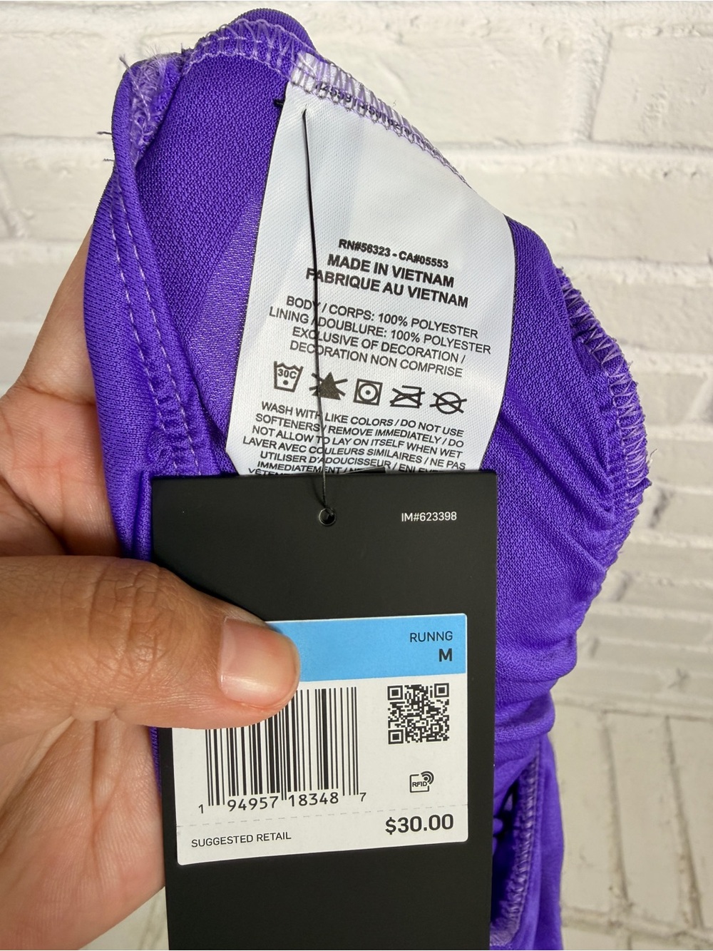 Nike Dri-FIT Purple Running Shorts Medium Athletic Lined Activewear NWT - Picture 6 of 8